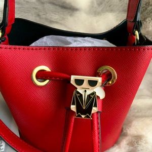 Karl Lagerfeld mini Maybelle bucket bag